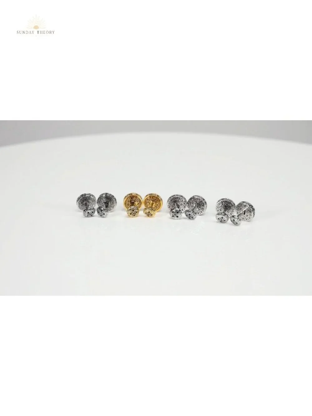 18K Gold Plated Men's Cuff Links with Wooden Gift Box – Wedding, Business, Gift